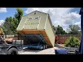 Delivering A 12x16 Shed Display Model