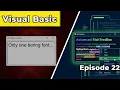 RichTextBox Tutorial ContextMenuStrip FontDialog Part 22