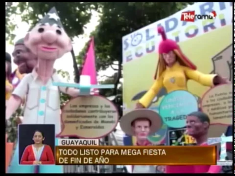 Todo listo para mega fiesta de fin de año