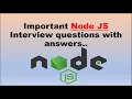 NodeJS interview questions and answers important frequently asked Node Javascript interview question