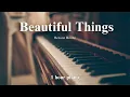 Download Lagu Benson Boone - Beautiful Things  ( 1 hour piano for relaxation, stress relief, study, sleep )