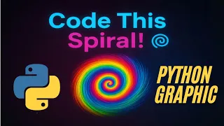 Python Turtle Spiral Art Create Mesmerizing Patterns with Loops Colors M3EP1