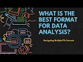 Exploring and Comparing Data Analysis and File Formats CSV Excel JSON and Parquet Formats