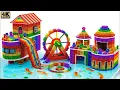 Download Lagu DIY How To Build Slide House, WaterWheel, Swimming Pool For Goldfish From Magnetic Balls Satisfying
