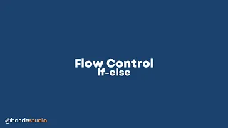 Flow control if-else