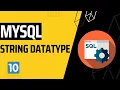 String datatype in SQL