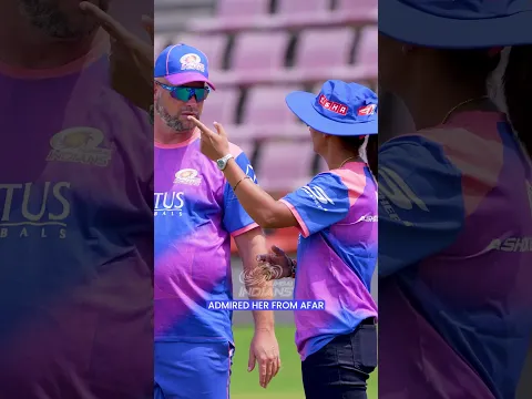 Luke Williams shares his excitement on working with Harmanpreet Kaur 🤩#AaliRe #MumbaiIndians