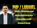 Multi dimensional associative array with foreach loop in