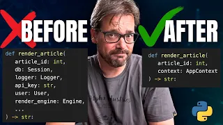 Too Many Function Arguments Use This Pattern