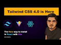 Tailwind CSS v4 1 The NEW way to install with Vite React 2025