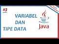 3 Variabel dan Tipe Data - Dasar Pemrograman Java