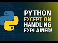 Master Exception Handling in Python try-except-finally Custom Errors in 5 Minutes