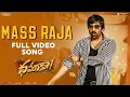 Download Lagu Mass Raja Full Video Song | Dhamaka | Ravi Teja | Sreeleela | Thrinadha Rao | Bheems Ceciroleo