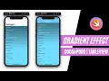 Gradient Effect in TableView CocoaPods Swift iOS Development Silent Coding