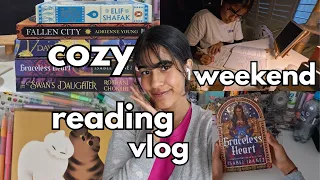 cozy reading weekend hobonichi book hauls reading journal