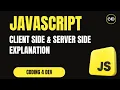 Client-side vs Server-side JavaScript Explained with Examples Browser vs Node js
