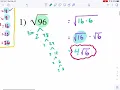 Kuta Tutorial simplifying square roots
