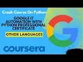 Other Languages Crash Course on Python Google IT Automation with Python