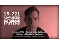 L01 - Course Information History of Databases CMU Database Systems Spring 2017