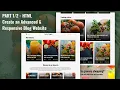 Part - How to Create a Responsive Advanced Blog Website with HTML CSS SCSS and JS