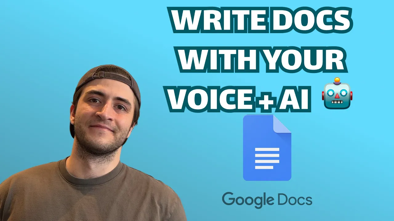 Write documents with your voice and AI in Google Docs