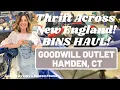 Connecticut GOODWILL OUTLET Thrift With Me HAUL Thrift Across New England Series Bins Edition