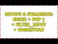 DevOps SysAdmins nginx php 7 filter - input Homestead