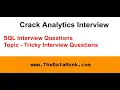 SQL Most Asked Interview Questions Part 15 Data Science Interview Questions The Data Monk