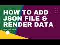 BEGINNERS How to add JSON file and render data to HTML page