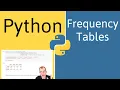 Python for Data Analysis Frequency Tables