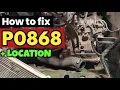 P0868 p0868 transmission fluid pressure low code p0868 p0868 obd2 dtc p0868