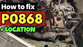 P0868 p0868 transmission fluid pressure low code p0868 p0868 obd2 dtc p0868