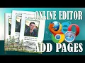 Online Funeral Program Editor - How To Add More Pages