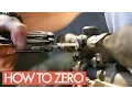 How to adjust Airsoft HOPUP Zeroing Scope Reddot