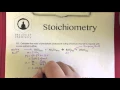 Free Mass to Mass Stoichiometry Worksheet Q1 Worked Solution The Zen of Chemistry