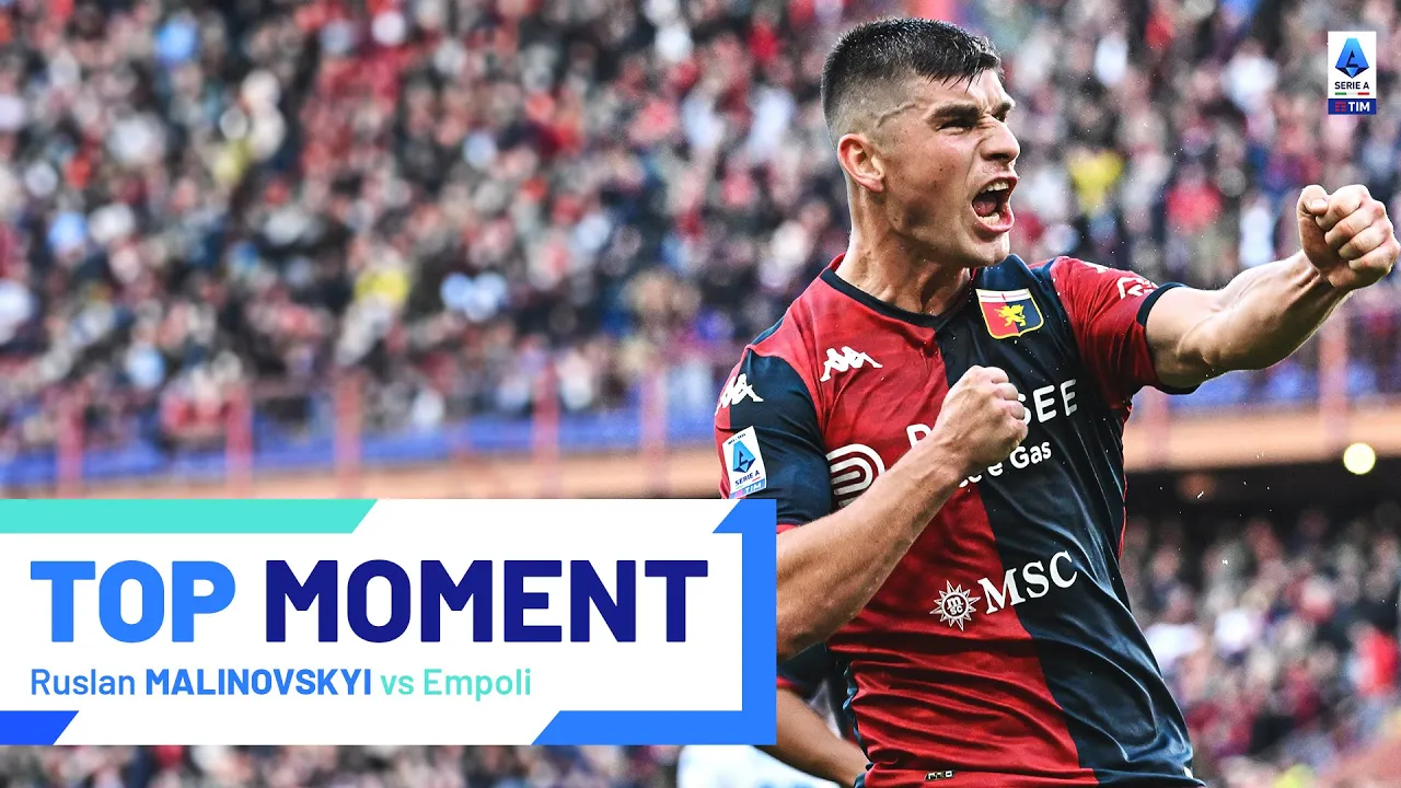 Malinovskyi is lethal from range | Top Moment | Genoa-Empoli ...
