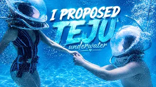 Unreal Proposal Underwater in Mauritius @tejasswiprakash413