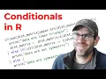 How to write an if else block in R and how its different from ifelse and if - else CC175