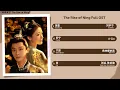 The Rise of Ning Full OST《锦绣安宁》影视原声带