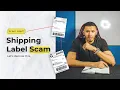 USPS and UPS Shipping Label Scam This can be a disturbing thing for your ecommerce business