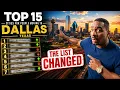 Top 15 Cities For People Moving To DALLAS Texas Then VS Now