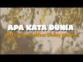 APA KATA DUNIA - MELLY GOESLAW feat DEDDY MIZWAR (LYRIC VIDEO)