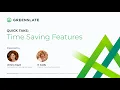 QUICK TAKE Time Saving Features