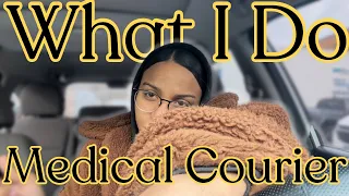 A day with me as a Medical Courier