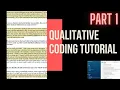 Qualitative data analysis - Coding Tutorial
