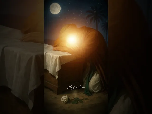 ⁣أوَ تُحرَقُ الدارُ التي عن أهلِها ما انفكَّ ثغرُ البيِّناتِ يُرَتِّلُ