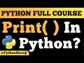 Mastering the Print Statement in Python 3 Essential Techniques