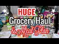 MASSIVE GROCERY HAUL MEAL PLAN WINN DIXIE ALDI TARGET WHOLEFOODS IN WITH JEN