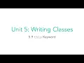 AP CSA 5 9 this Keyword