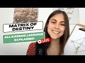 Matrix Of Destiny - All Energies and Karmic Lessons Explained Karmic Tails
